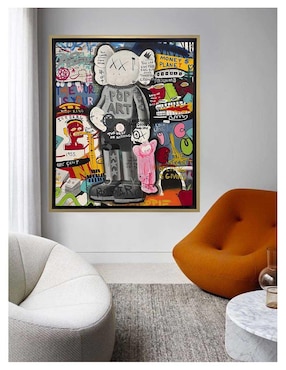 Pintura Kaws The Best or Nothing técnica mixta Lune Art Gallery Kaws
