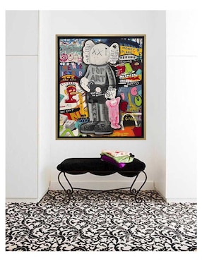 Pintura Kaws The Best or Nothing técnica mixta Lune Art Gallery Kaws
