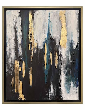 Pintura Green Gold técnica acrílico Lune Art Gallery