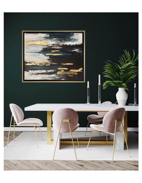 Pintura Green Gold técnica acrílico Lune Art Gallery