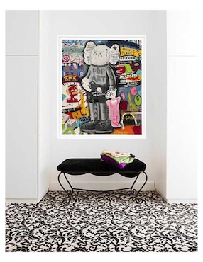 Pintura técnica mixta Lune Art Gallery Kaws pop