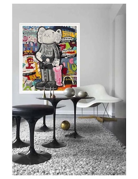 Pintura técnica mixta Lune Art Gallery Kaws pop