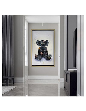 Pintura KawsK G técnica acrílico Lune Art Gallery Kaws pop