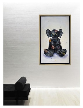 Pintura KawsK G técnica acrílico Lune Art Gallery Kaws pop
