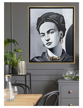 Pintura Frida Kahlo técnica acrílico Lune Art Gallery Frida