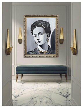 Pintura Frida Kahlo técnica acrílico Lune Art Gallery Frida