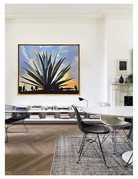 Pintura Jalisco técnica acrílico Lune Art Gallery Agaves