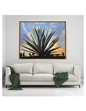 Pintura Jalisco técnica acrílico Lune Art Gallery Agaves
