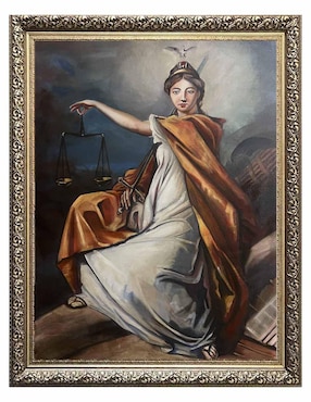 Pintura Justice técnica óleo Lune Art Gallery