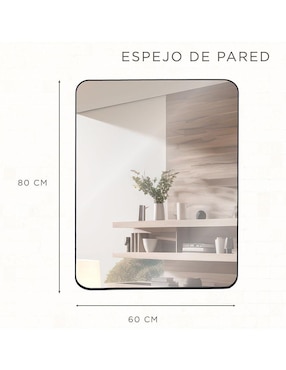 Espejo rectangular Gravita