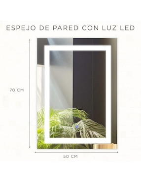 Espejo rectangular Gravita