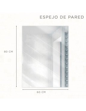 Espejo rectangular Gravita