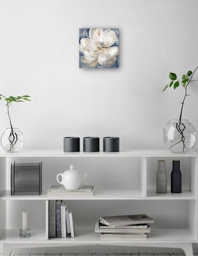 Cuadro decorativo Peonía perfecta técnica mixta Cuadros Jr Floral