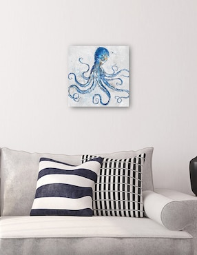 Cuadro decorativo Pulpo técnica mixta Cuadros Jr Criaturas Marinas