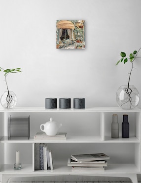 Cuadro decorativo Mesa para dos técnica mixta Cuadros Jr Lugares