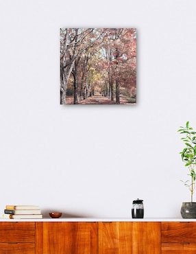 Cuadro decorativo Cordillera de otoño técnica mixta Cuadros Jr Bosques