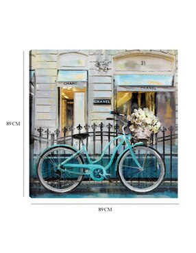 Cuadro decorativo Paseo floral técnica mixta Cuadros Jr Lugares