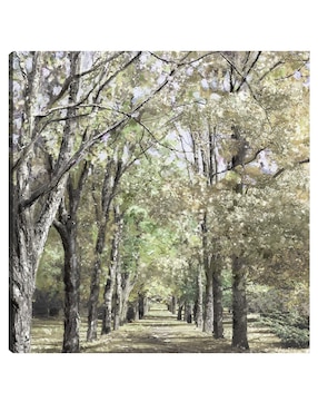 Cuadro decorativo Cordillera de primavera técnica mixta Cuadros Jr Bosques