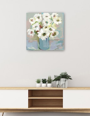 Cuadro decorativo técnica mixta Cuadros Jr Floral