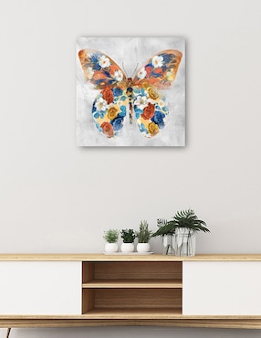 Cuadro decorativo Flores de mariposa I técnica mixta Cuadros Jr Primavera