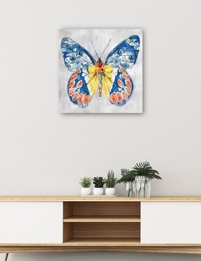 Cuadro decorativo Flores de mariposa II técnica mixta Cuadros Jr Primavera