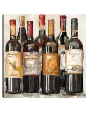 Cuadro decorativo Vinología II técnica mixta Cuadros Jr Viticultura
