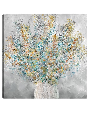 Cuadro decorativo Flores Salvajes técnica mixta Cuadros Jr Floreros