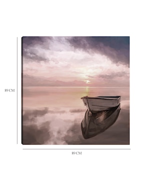Cuadro decorativo Rubor de Atardecer técnica mixta Cuadros Jr Crepúsculo