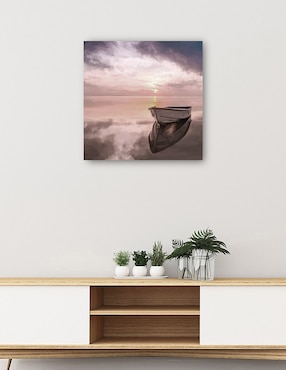 Cuadro decorativo Rubor de Atardecer técnica mixta Cuadros Jr Crepúsculo