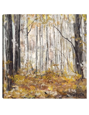 Cuadro decorativo Silencio técnica mixta Cuadros Jr Otoño
