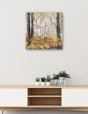 Cuadro decorativo Silencio técnica mixta Cuadros Jr Otoño