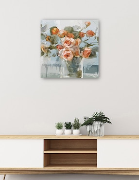 Cuadro decorativo Sueños de Melocotón técnica mixta Cuadros Jr Floreros