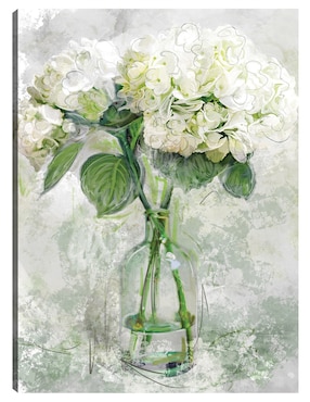 Cuadro decorativo Sencillez técnica mixta Cuadros Jr Floreros
