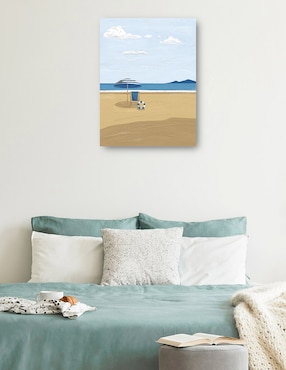 Cuadro decorativo Serie De Verano II técnica mixta Cuadros Jr Playas