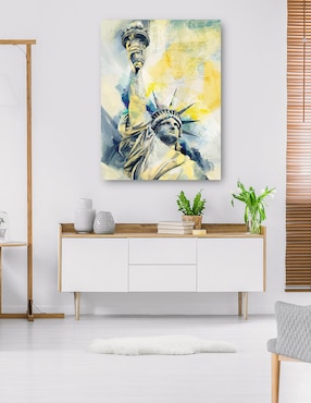 Cuadro decorativo Señorita Libertad técnica mixta Cuadros Jr Moderno