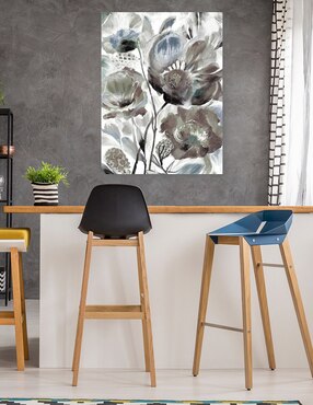 Cuadro decorativo Tonos De Cobre II Azul técnica mixta Cuadros Jr Floración