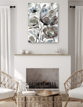 Cuadro decorativo Tonos De Cobre II Azul técnica mixta Cuadros Jr Floración