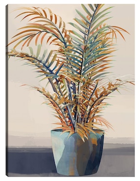 Cuadro decorativo Verdes En Maceta II técnica mixta Cuadros Jr Plantas