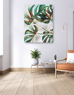 Cuadro decorativo Monstruosa técnica mixta Cuadros Jr Plantas
