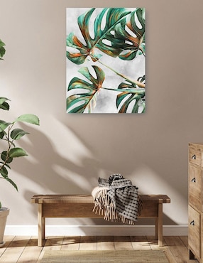 Cuadro decorativo Monstruosa técnica mixta Cuadros Jr Plantas