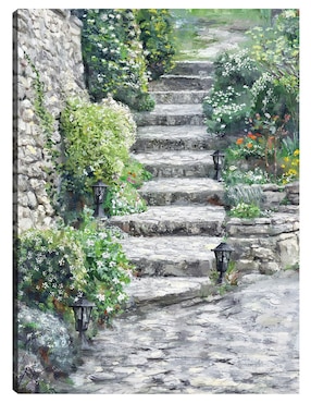 Cuadro decorativo Pasos De Jardín técnica mixta Cuadros Jr Caminos