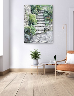 Cuadro decorativo Pasos De Jardín técnica mixta Cuadros Jr Caminos