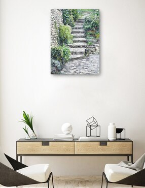 Cuadro decorativo Pasos De Jardín técnica mixta Cuadros Jr Caminos