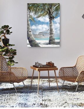 Cuadro decorativo Pausa De Palmito técnica mixta Cuadros Jr Playas
