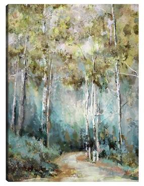 Cuadro decorativo Primavera Sinuosa técnica mixta Cuadros Jr Bosques