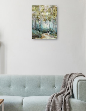 Cuadro decorativo Primavera Sinuosa técnica mixta Cuadros Jr Bosques