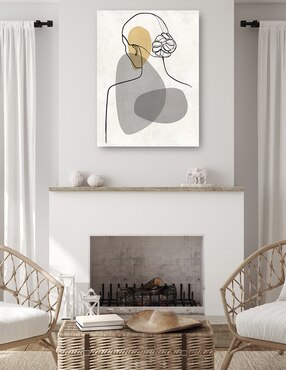 Cuadro decorativo técnica mixta Cuadros Jr Gente