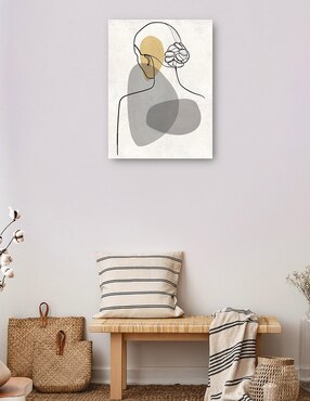 Cuadro decorativo técnica mixta Cuadros Jr Gente