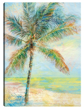 Cuadro decorativo Palma De Carnaval técnica mixta Cuadros Jr Verano