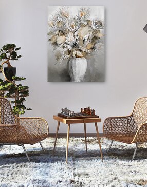 Cuadro decorativo Preciosos Susurros II técnica mixta Cuadros Jr Floreros